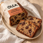OLEA Chocolate Banana Bread in its kraft pouch