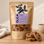 OLEA Cranberry Cookies in its kraft pouch